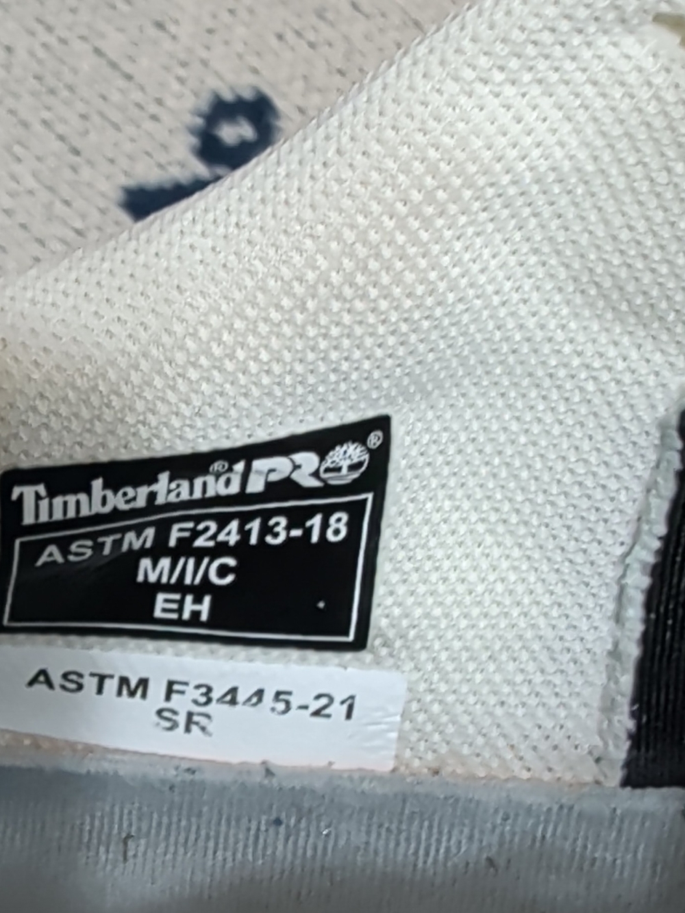 Timberland PRO Cream, Gray & Blue Men's Lightweight Composite Safety Toe - Picture 7 of 10